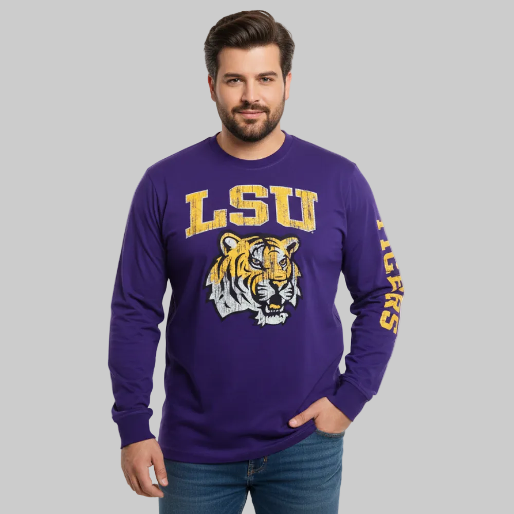 Random Heavyweight Jersey Big Size Long Sleeve T-shirt PSM-5740