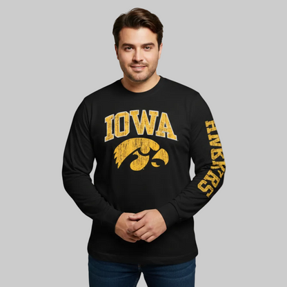 Random Heavyweight Jersey Big Size Long Sleeve T-shirt PSM-5740