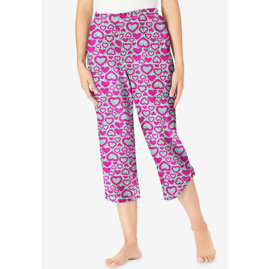 Raspberry Hearts Lounge Capri PSW-8004