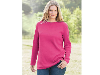 Raspberry Sobret Plus Size Women Thermal Shirt PSW-5122