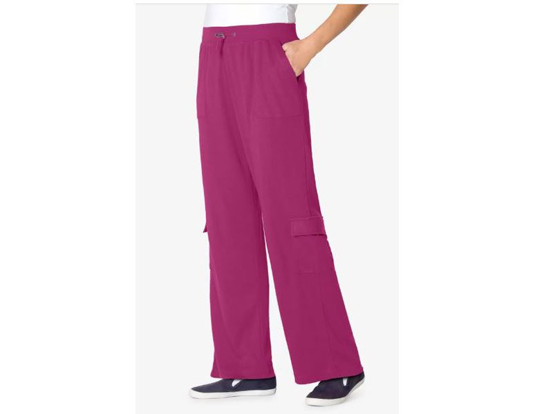 Raspberry Pull-ON Knit Cargo Pant PSW-5069