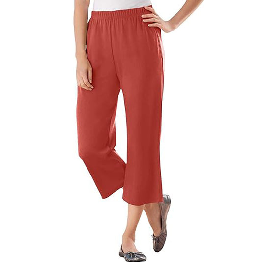 Red Ochre 7-Day Knit Capri PSW-8416