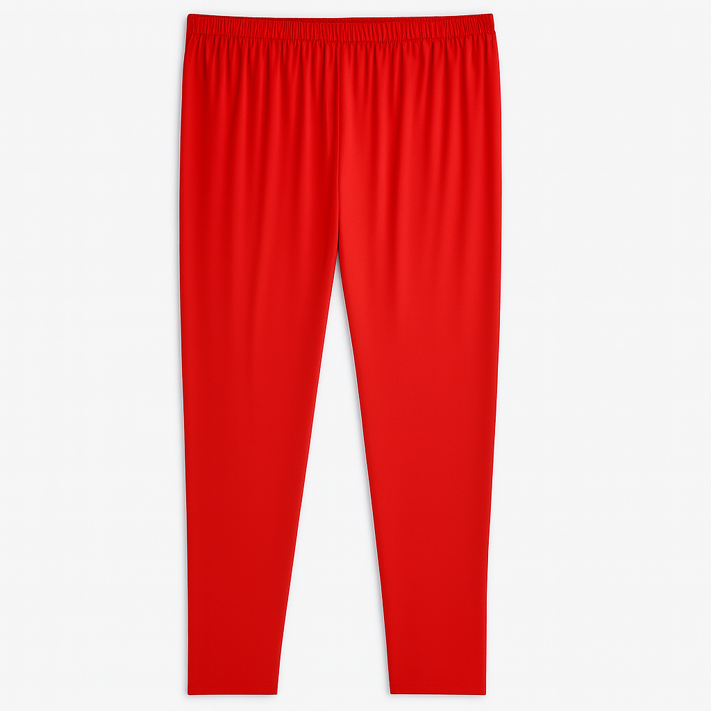 Red Plus Size Performance Activewear Legging PSW-9928