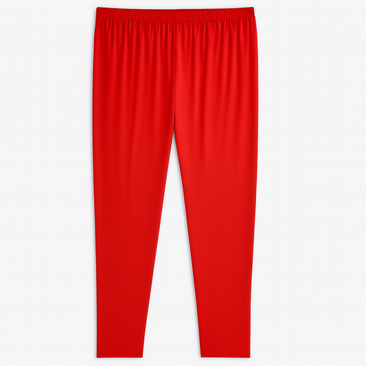 Red Plus Size Performance Activewear Legging PSW-9928