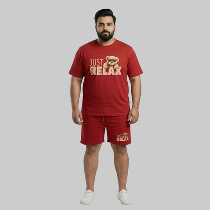 Relax Bear Graphic Co-ord Set PSM-11005