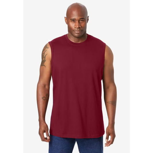 Rich Burgundy Big & Tall Muscle T-Shirt PSM-9077