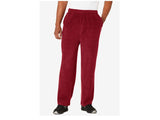 Rich Burgundy Fleece Big Size Open Bottom Trouser PSM-5673