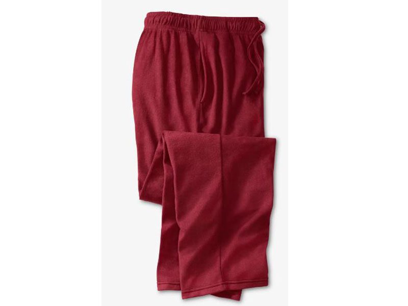 Rich Burgundy Light Weight Cotton Jersey Pajama Pants PSM-4918