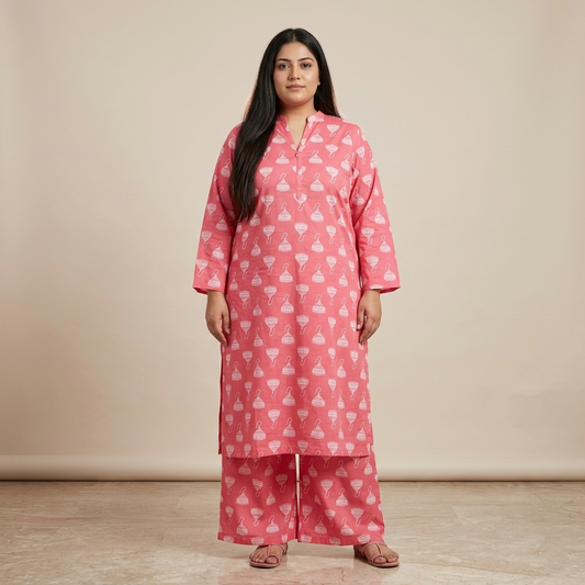 Rose Jhumka Print Lawn Co-ord Set PSW-11135
