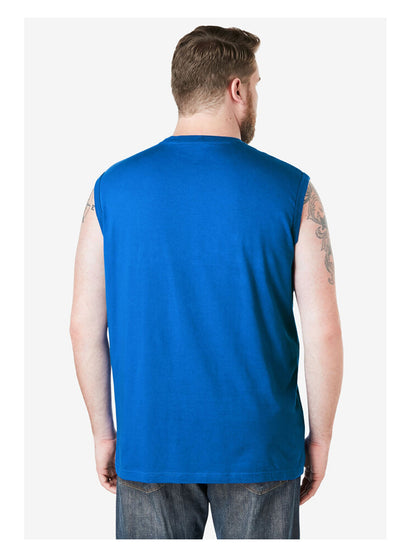 Royal Blue Big & Tall Size Muscle T Shirt PSM-9010