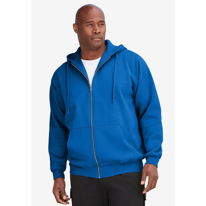 Royal Blue Fleece Zip-Front Hoodie PSM-8895