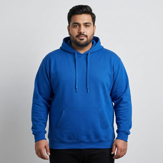 Royal Blue Fleece Pullover Hoodie PSM-8900