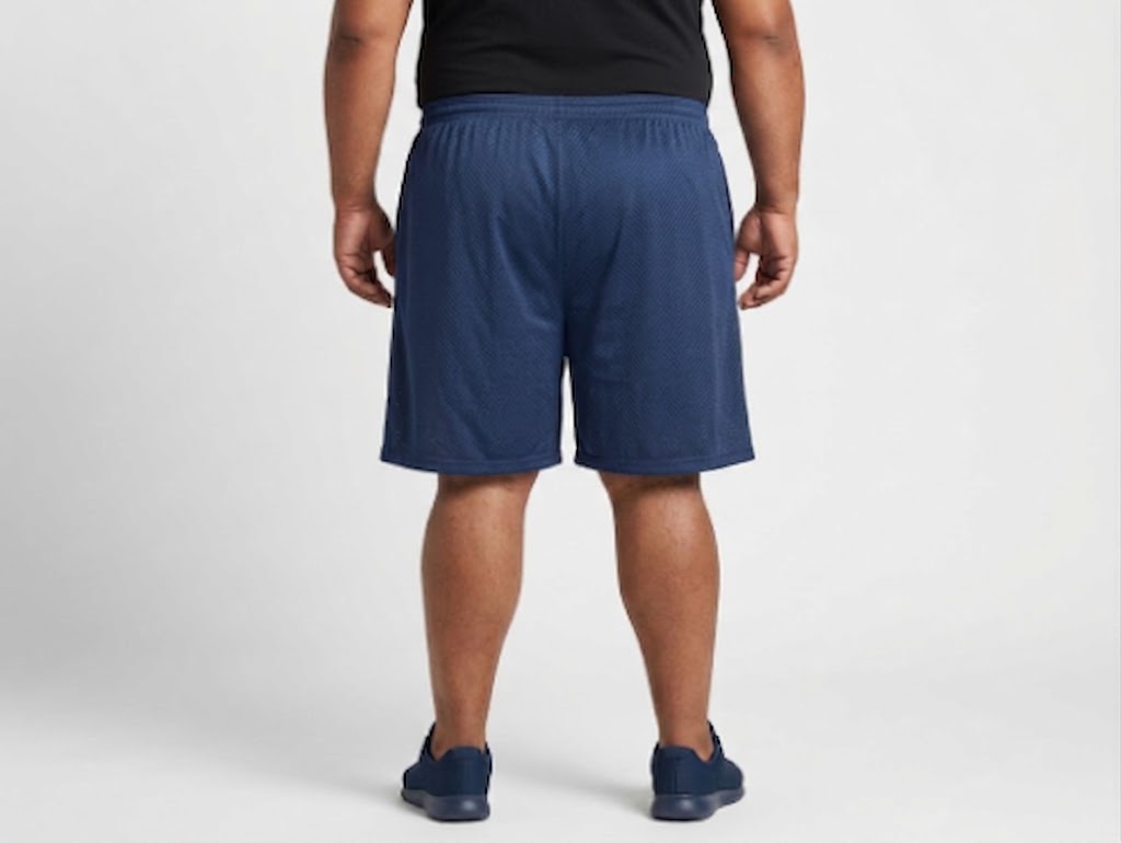 Royal Blue Mesh Polyester Sport Short 