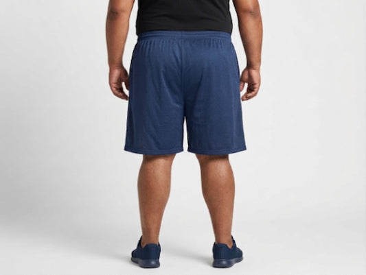 Royal Blue Mesh Polyester Sport Short 