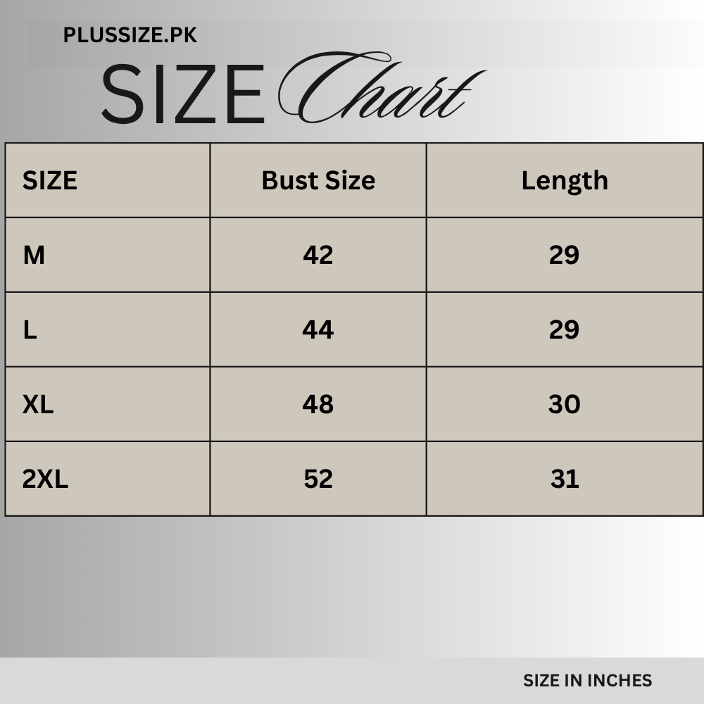 Size chart for Indigo Cloud Tie-Dye T-Shirt  PSW-11058