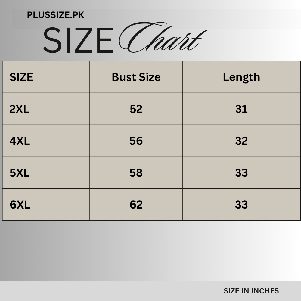Size chart for Midnight Navy Everyday Essential T-Shirt PSW-11062