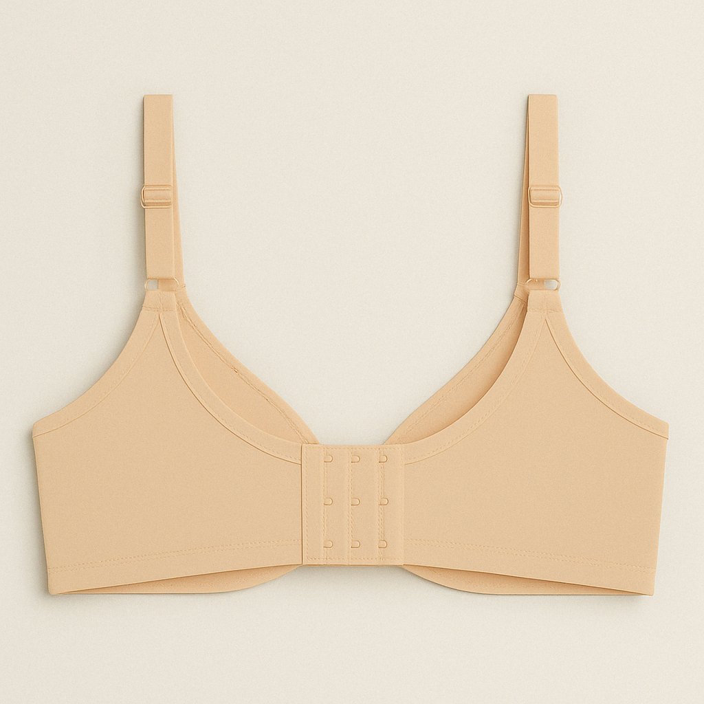 Skin Padded Plus Size Bra with Lace Detail PSW-9406