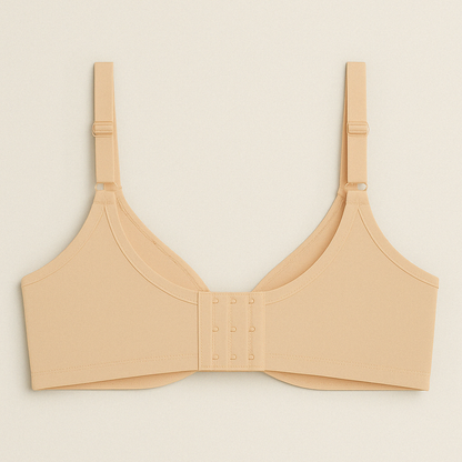 Skin Padded Plus Size Bra with Lace Detail PSW-9406