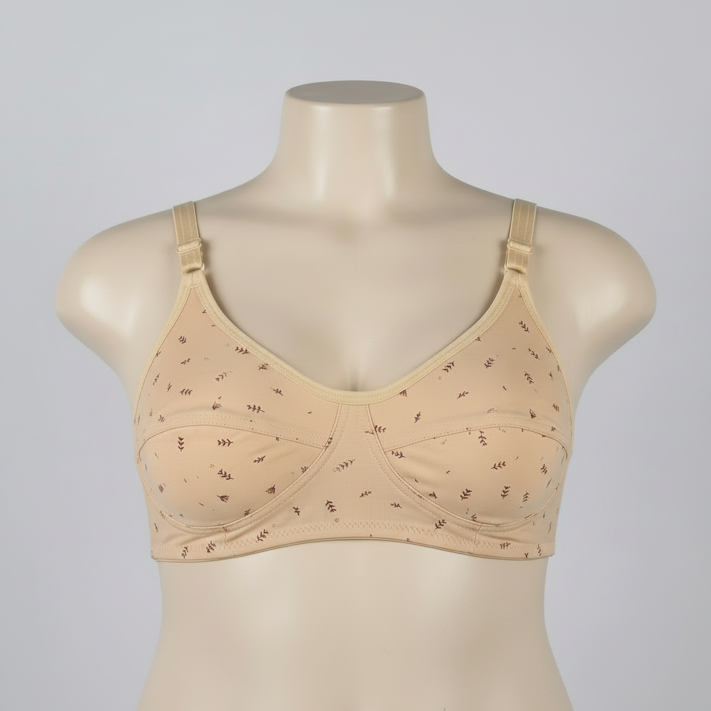 Skin spring Print Plus Size Wireless Bra PSW-10792