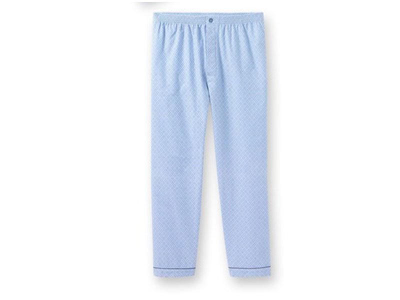 Sky Print Poplin Cotton Big Size Pajama Pants PSM-6450