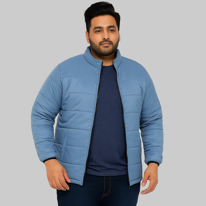 Skyline Plus Size Long Sleeve Puffer Jacket PSM-8739