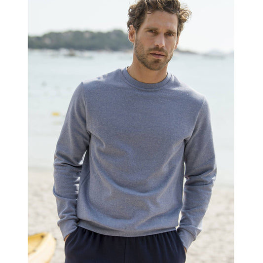 Slate Blue Big Size Crewneck Sweatshirt PSM-8913