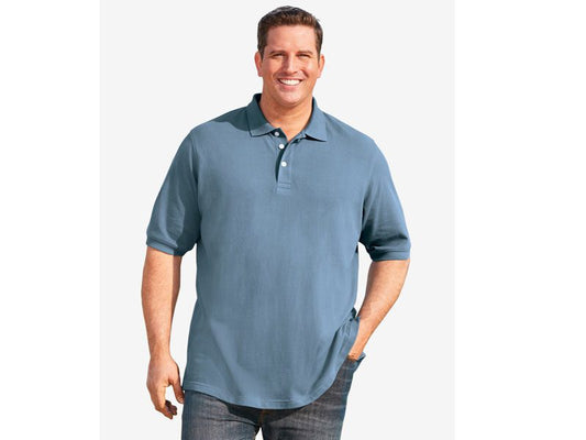 Slate Blue Big & Tall Size Polo Shirt PSM-394