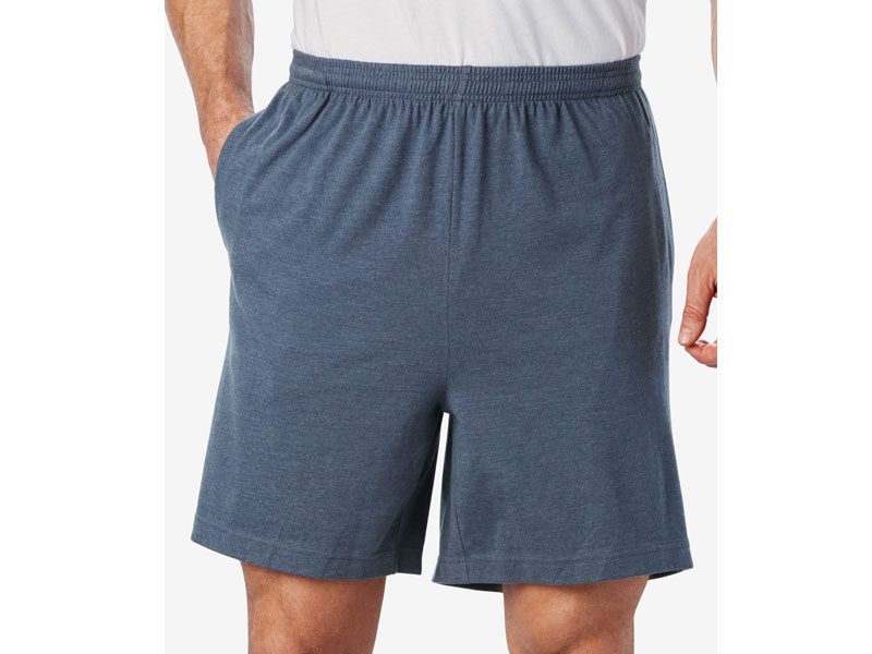 Slate Blue LightWeight Jersey Big Size Shorts PSM-3937