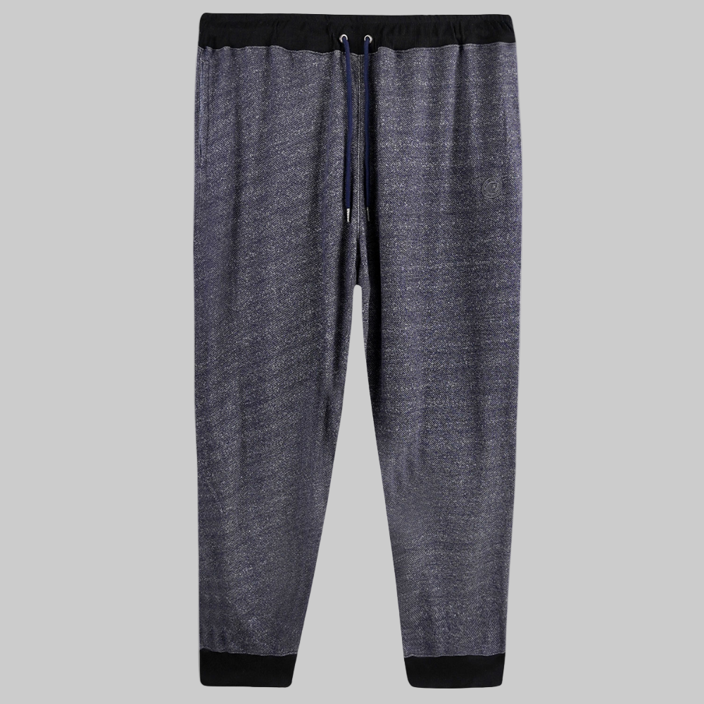 Slate Blue Plus-Size Terry Joggers PSM-8635