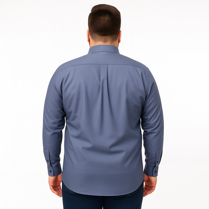Slate Blue Premium Full Sleeve Shirt PSM-10143