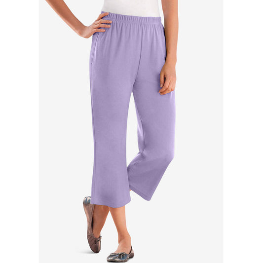 Soft Iris 7-Day Knit Capri PSW-8417