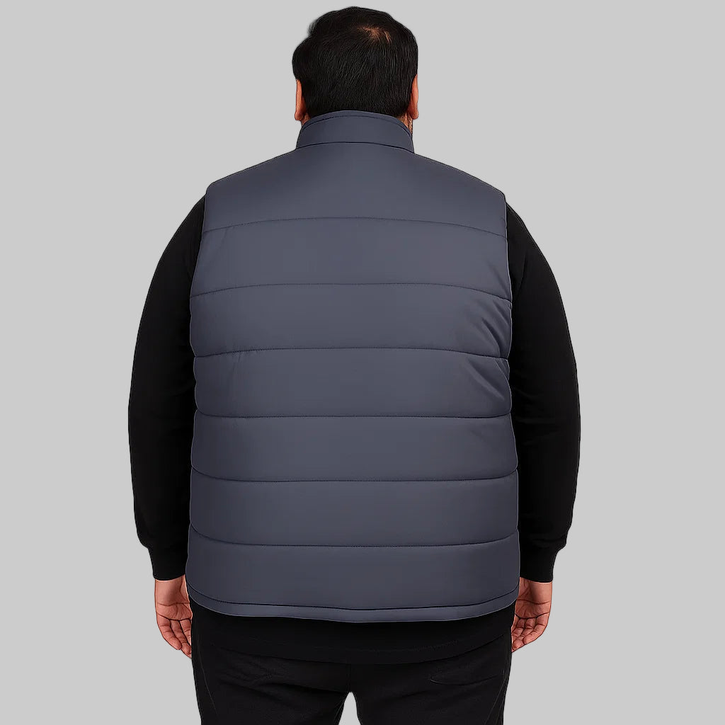 Stealth Peak Plus Size Sleeveless Puffer Jacket PSM-8645