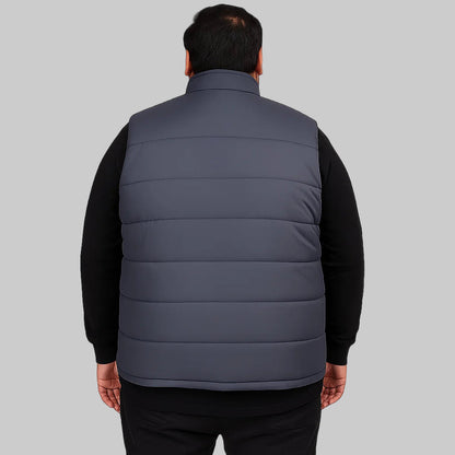 Stealth Peak Plus Size Sleeveless Puffer Jacket PSM-8645