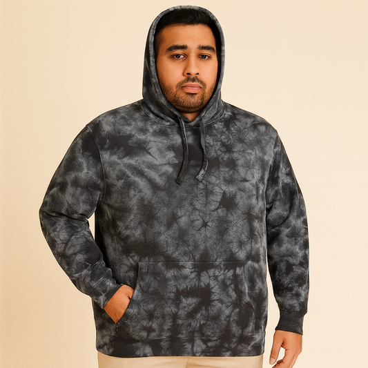 Steel Marble Fleece Big & Tall Size Pullover Hoodie PSM-5331