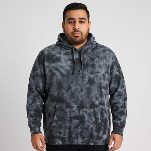 Steel Marble Fleece Big & Tall Size Pullover Hoodie PSM-5331