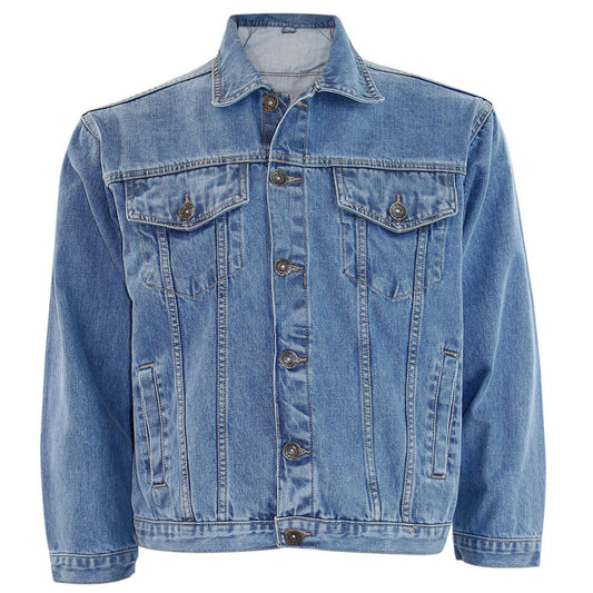 Stone Wash Long Sleeve Casual Wear Denim Jacket PSM-8867