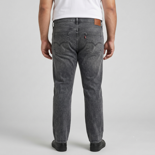 Stone Grey Slim Straight Jeans PSM-10156