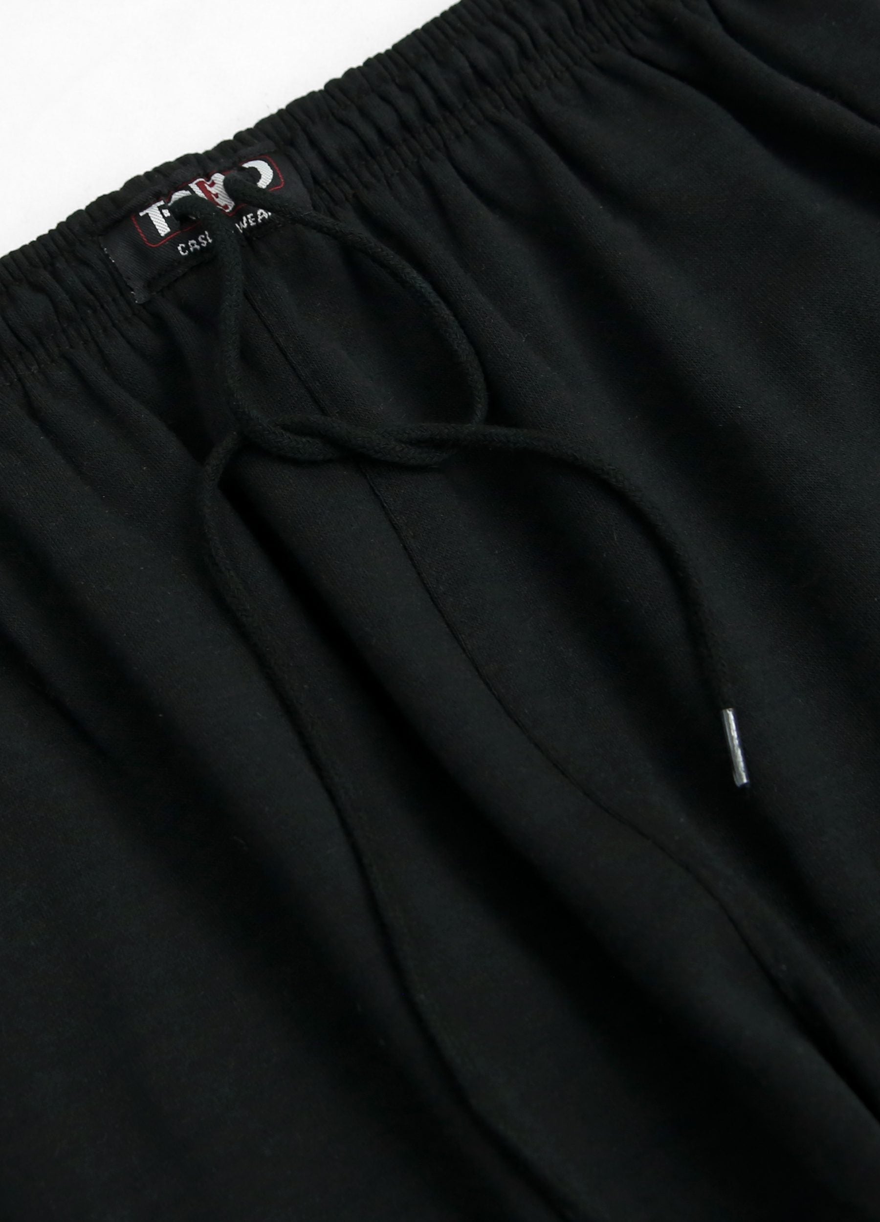 Stripe Fleece Big Size Zipper Pocket Jogger PSM-7517