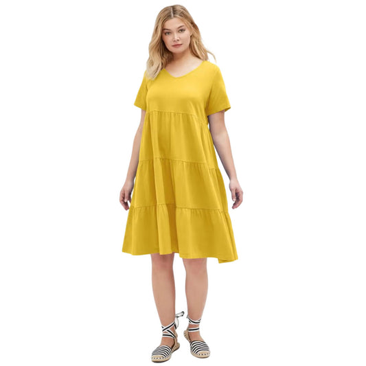 Sundance Tiered Knit Tee Dress PSW-10223