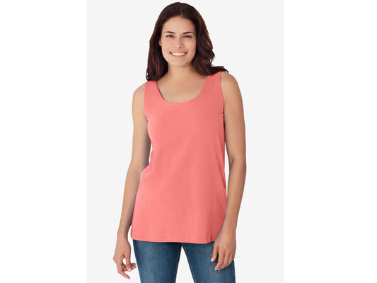 Sweet Coral Scoop Neck Tank PSW-5811