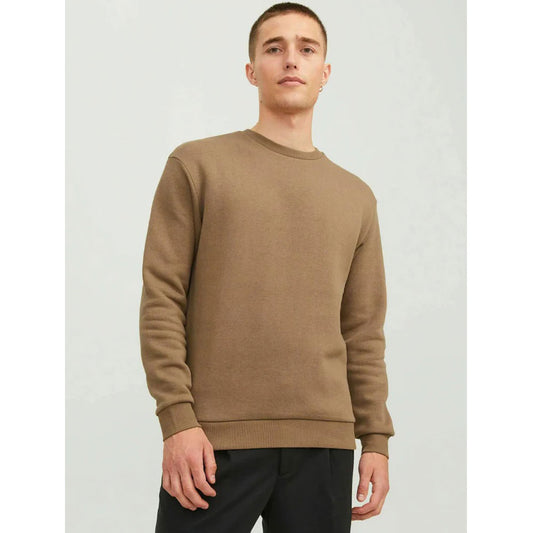 Tan Brown Big Size Crewneck Sweatshirt PSM-8920