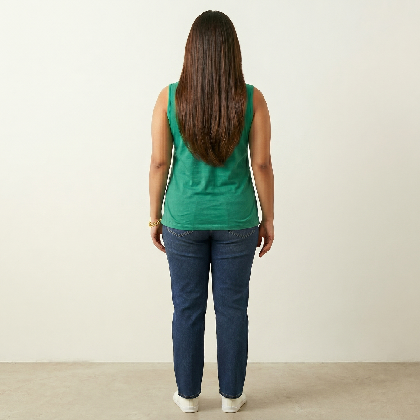 Tidal Green Scoop Neck Tank PSW-5830