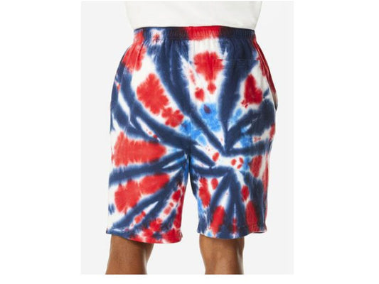 Tie Dye Comfort Fleece Big Size Shorts PSM-5575