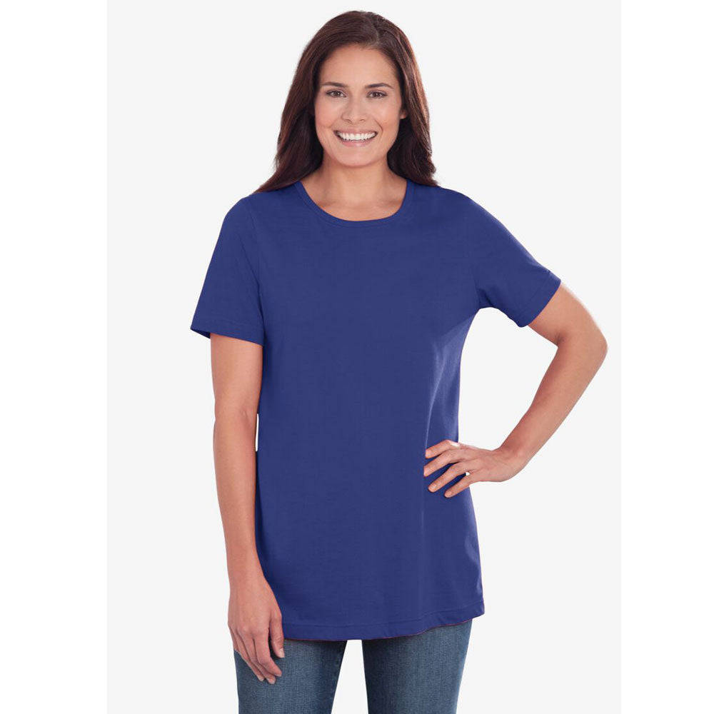 Ultra Blue Perfect Short-Sleeve Crewneck Tee PSW-7890