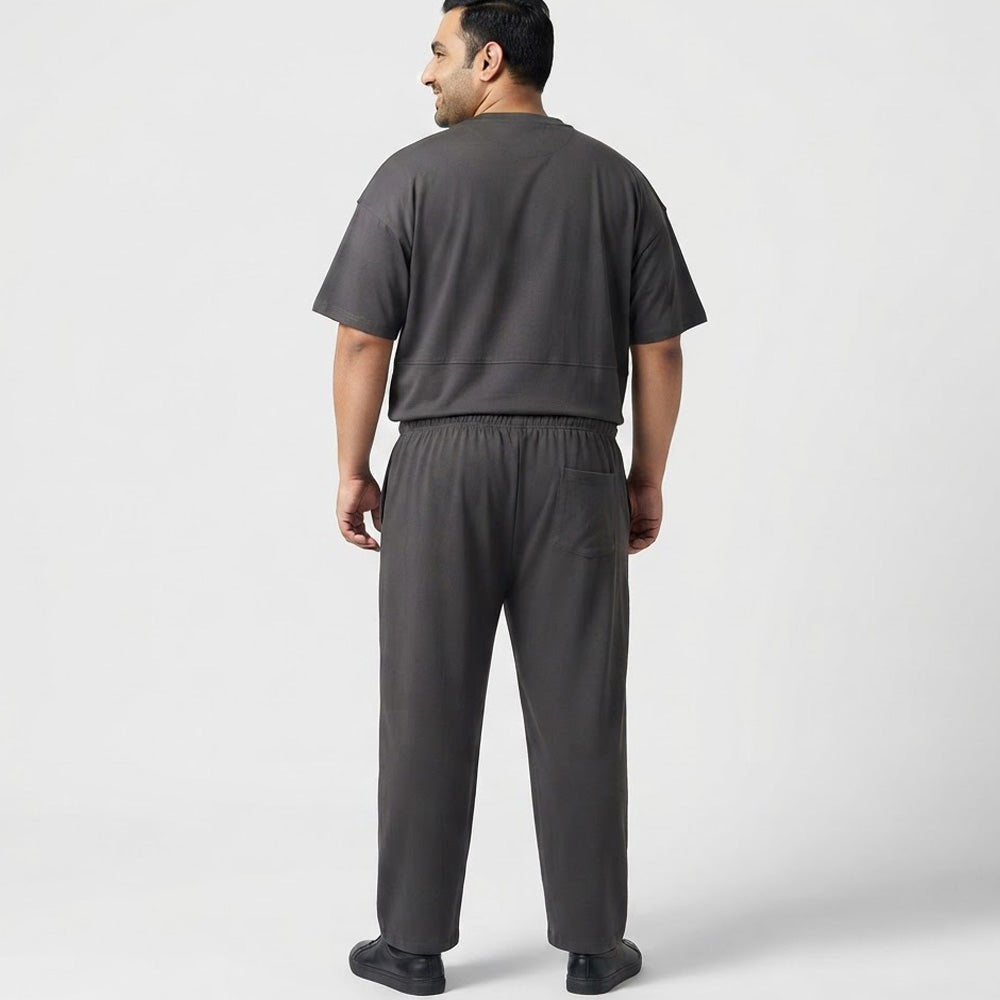 Charcoal Terry Co-Ord Set PSM-11649