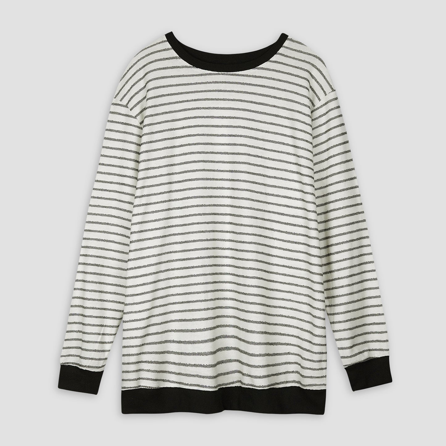 Urban Stripe Plus-Size Sweatshirt PSM-8621