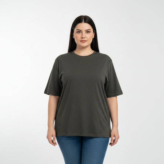 Gray t-shirt on a white background