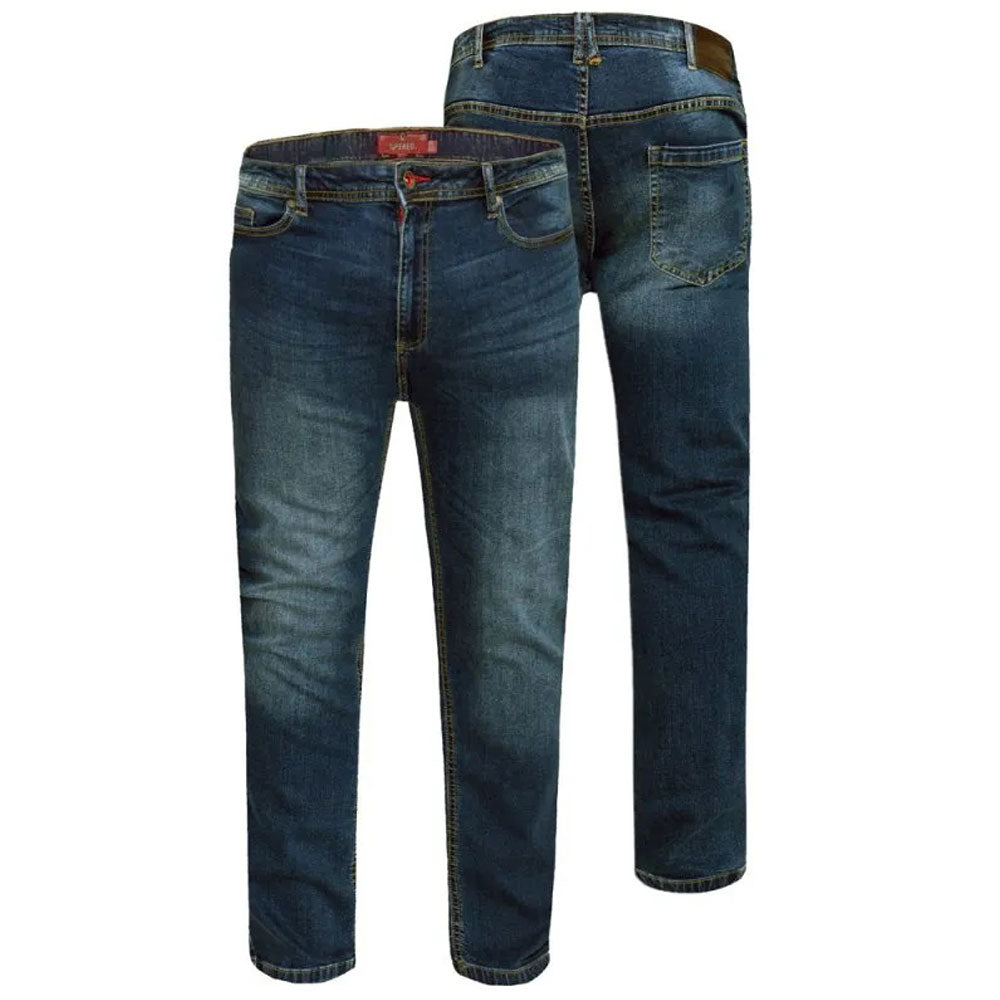 Vintage Blue Ambrose Tapered Fit Stretch Jeans PSM-8846