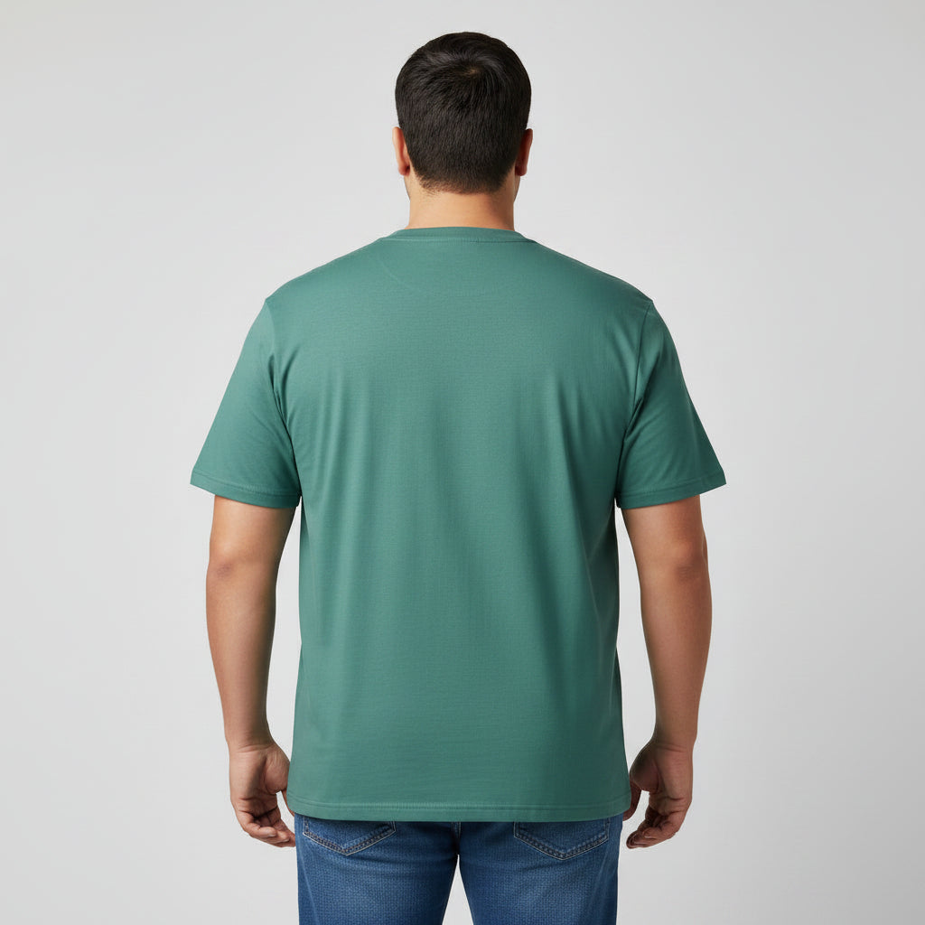 Vintage Green Essential Pocket Crewneck T-Shirt PSM-9550