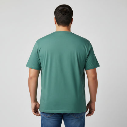 Vintage Green Essential Pocket Crewneck T-Shirt PSM-9550